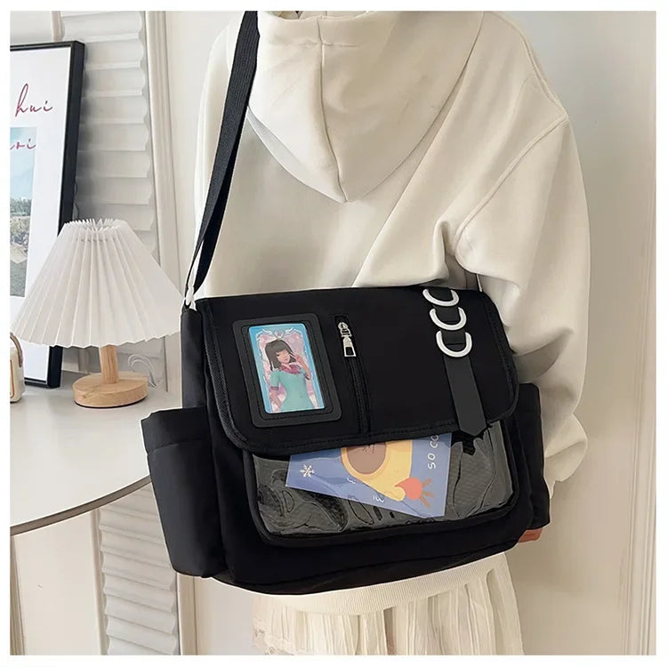 Y2K Harajuku Transparent Ita Bag