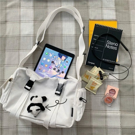 Casual Canvas Crossbody Messenger Bag