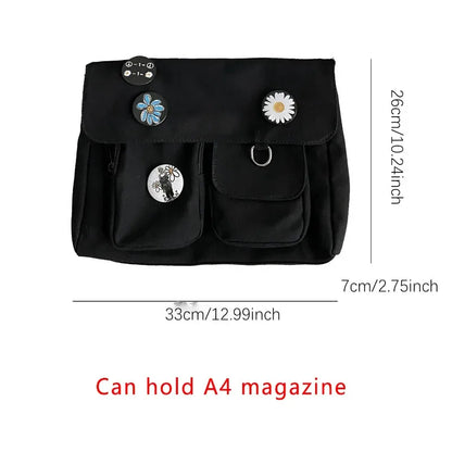 Women Canvas Large Capacity Messenger Bag