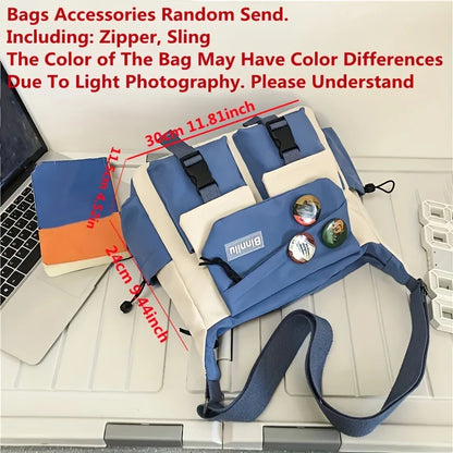 Men Nylon Trendy Messenger Shoulder Bag