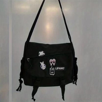 Men Nylon Trendy Messenger Shoulder Bag