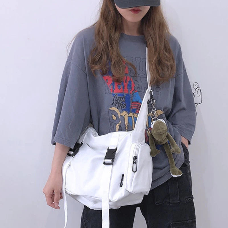 Casual Canvas Crossbody Messenger Bag