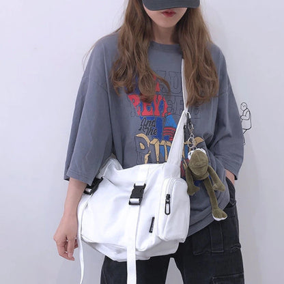 Casual Canvas Crossbody Messenger Bag